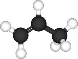 A molecular model of propylene